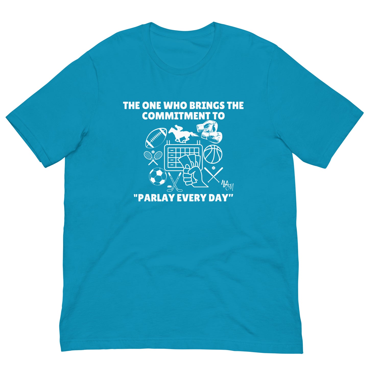 Sports Betting - Parlay Advocate | The One Who White Font | Unisex Staple T-Shirt Sizes S - 5XL | Bella + Canvas 3001
