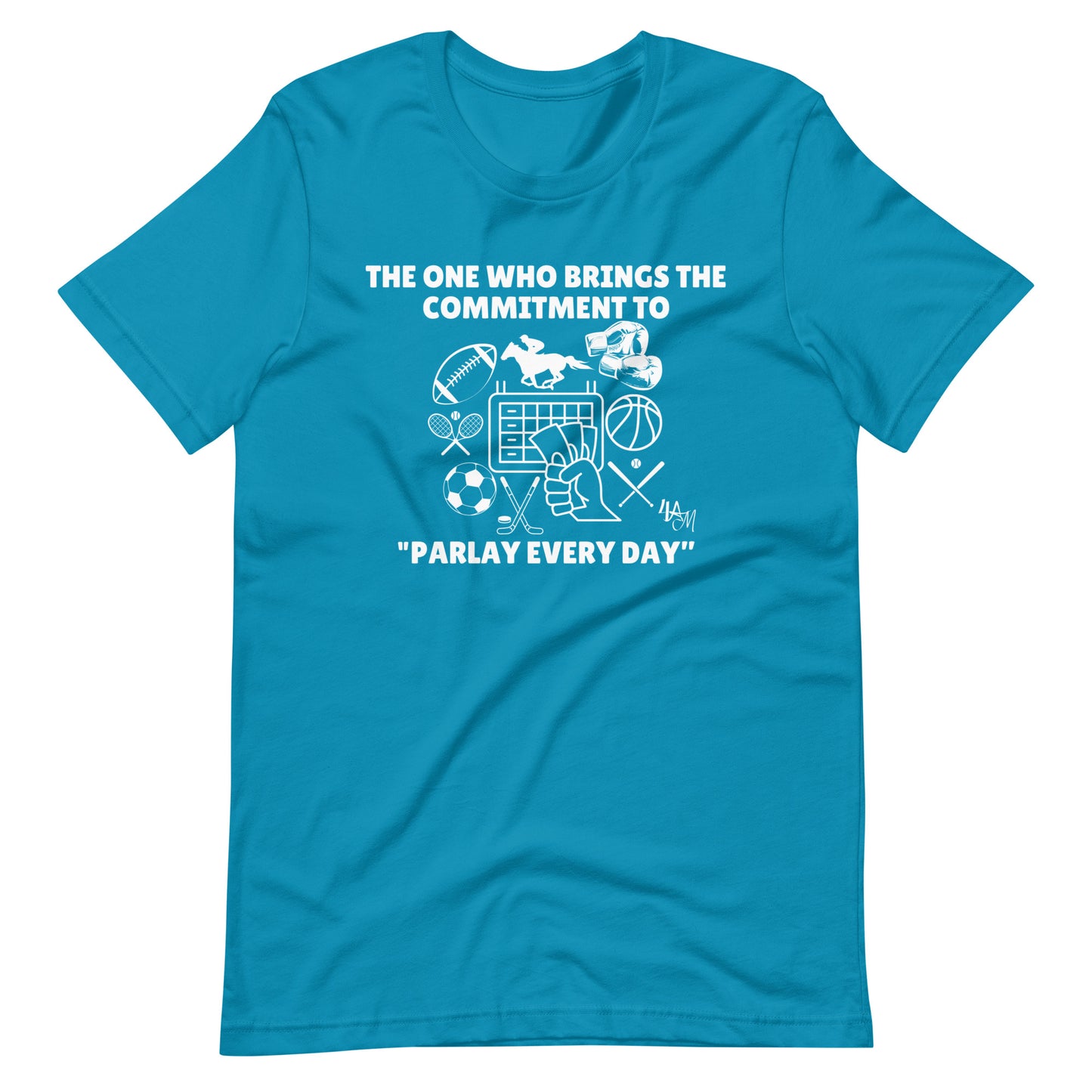 Sports Betting - Parlay Advocate | The One Who White Font | Unisex Staple T-Shirt Sizes S - 5XL | Bella + Canvas 3001