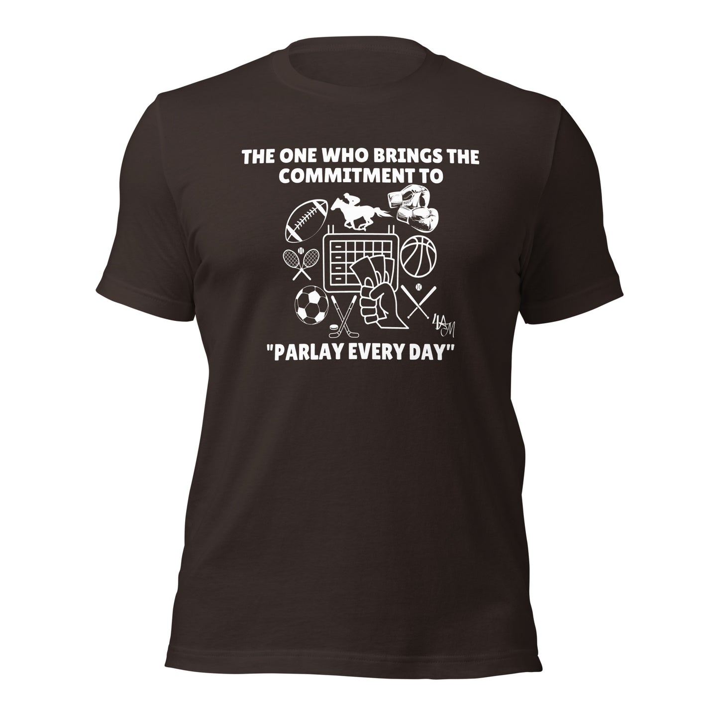 Sports Betting - Parlay Advocate | The One Who White Font | Unisex Staple T-Shirt Sizes S - 5XL | Bella + Canvas 3001