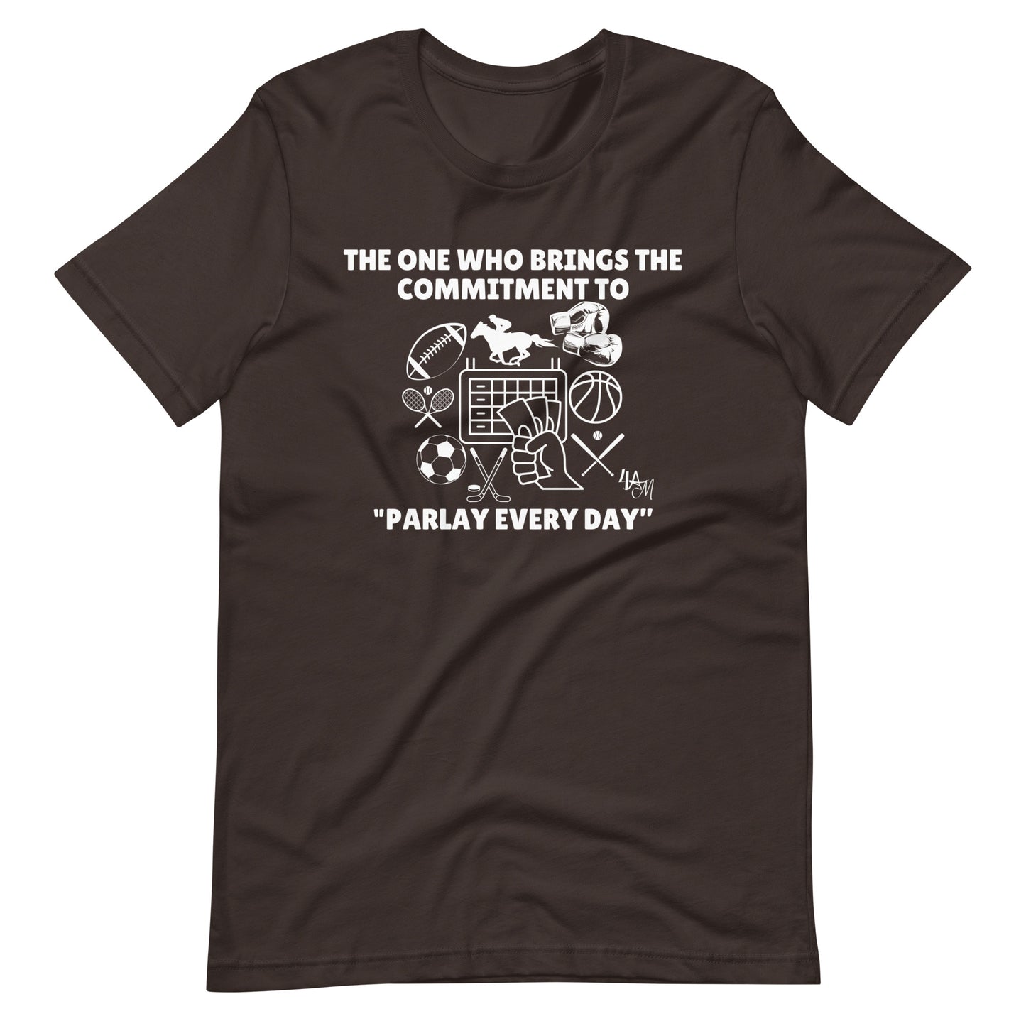 Sports Betting - Parlay Advocate | The One Who White Font | Unisex Staple T-Shirt Sizes S - 5XL | Bella + Canvas 3001
