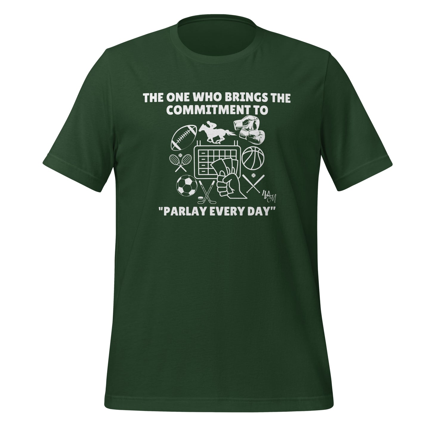 Sports Betting - Parlay Advocate | The One Who White Font | Unisex Staple T-Shirt Sizes S - 5XL | Bella + Canvas 3001
