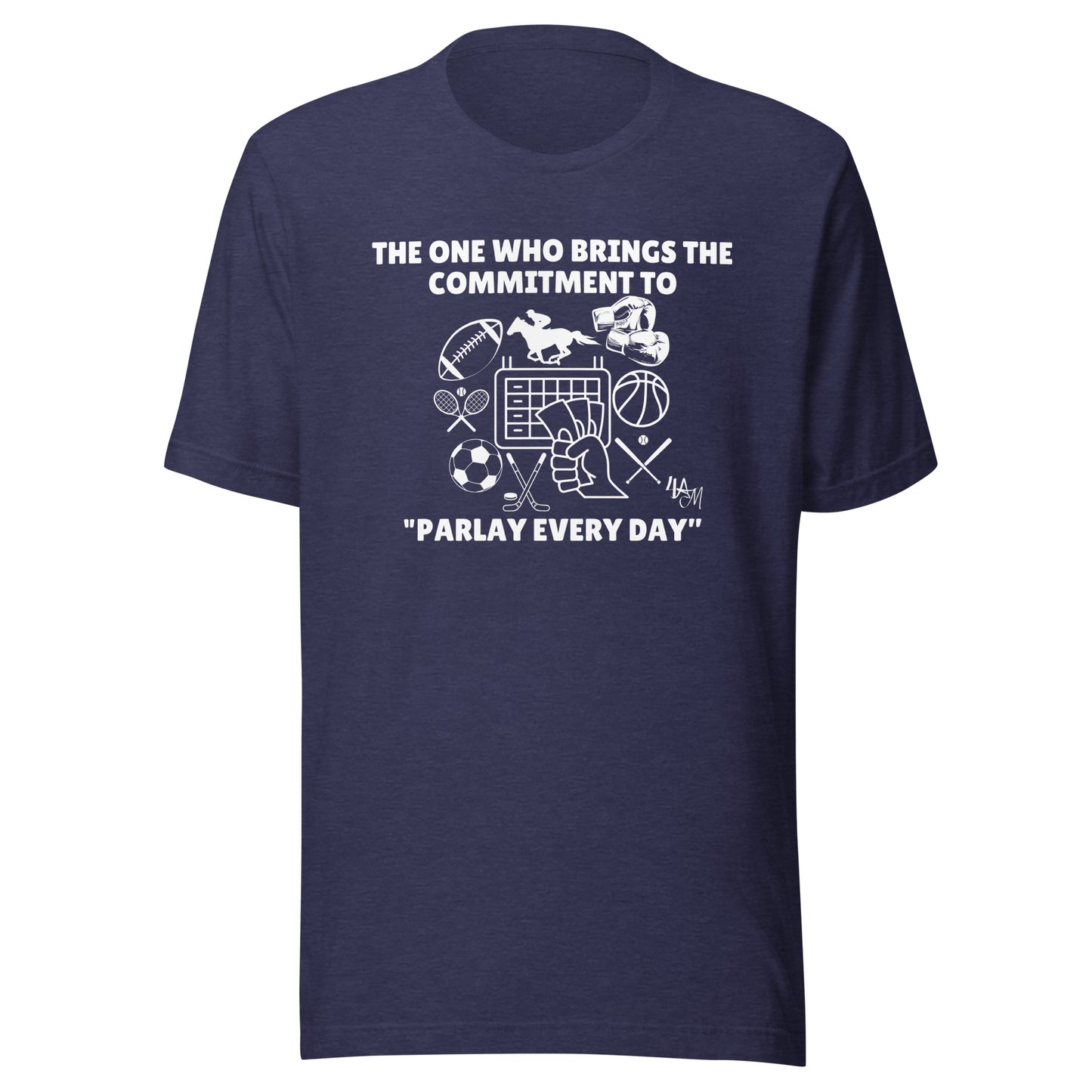 Sports Betting - Parlay Advocate | The One Who White Font | Unisex Staple T-Shirt Sizes S - 5XL | Bella + Canvas 3001